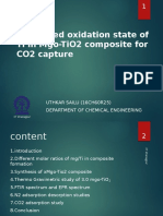 Controlled Ti oxidation in MgO-TiO2 for CO2 capture