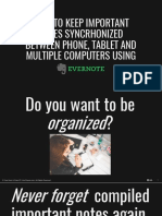 How to Keep Important Notes Synchronized Between Phone, Tablet and Multiple Computers Using Evernote - Kev Chavez - Your Keen & Crisp VP