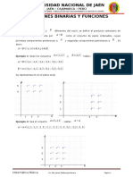 Unidad III - Relaciones Binarias y Funciones