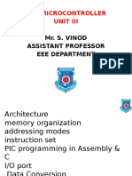 Pic Microcontroller Unit Iii: Mr. S. Vinod Assistant Professor Eee Department