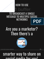 How To Use Buffer To Broadcast A Single Message To Multiple Social Networks - Kev Chavez - Your Keen & Crisp VP
