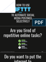 How to Use IFTTT to Automate Social Media Postings Selectively - Kev Chavez - Your Keen & Crisp VP