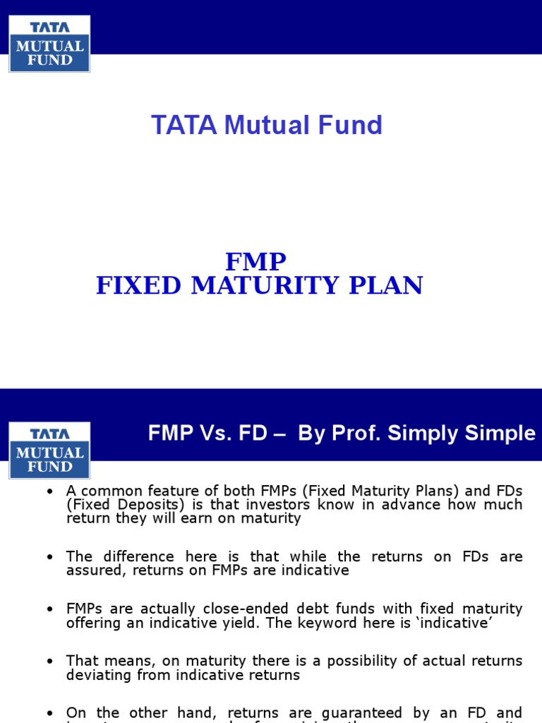 FMP vs FD: Key Insights on Returns | PDF | Yield (Finance) | Investing