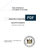 IRSD Investigation Report