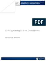 Civil Engineering License Exam Review: Geotechnical - Session 2