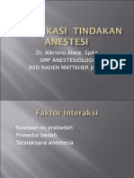 KOMPLIKASI TINDAKAN ANESTESI