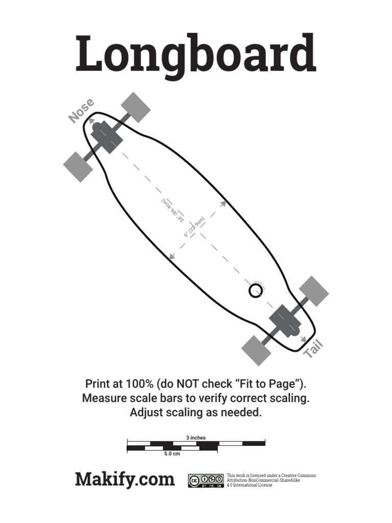 Longboard Templates PDF