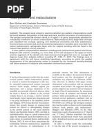 Head Posture and Malocclusions