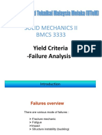 SOLID MECHANICS II: YIELD CRITERIA AND FAILURE ANALYSIS