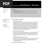 RiskMetrics RiskManager | PDF | Msci | Value At Risk