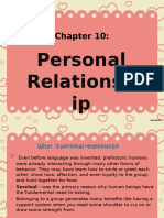 CHAPTER 10 Personal Relationship