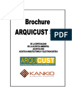 Brochure Acustica Arquicust 2016