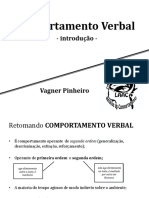 Comportamento Verbal Introd