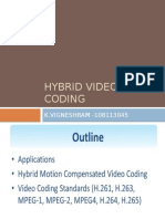 Hybrid Video Coding: K.VIGNESHRAM - 108113045