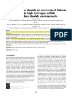 Effect of Carbon Dioxide on Corrosion of Tubular Steel in High Hydrogen Sulfide and Carbon Dioxide Environments