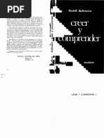 Bultmann Rudolf - Creer Y Comprender PDF | PDF