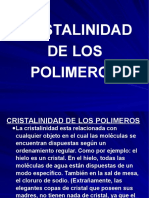 Cristalinidad de Los Polimeros