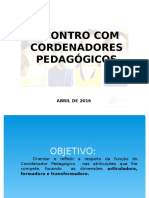 Oficina Coordenador Pedagogico Coaraci