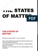 The States of Matter