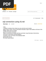 (Solved) SQL Connection Using VB - Net - CodeProject