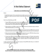 SWMS 71 - Use of Curing Chemical