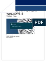 Pasos para Instalar Windows 8