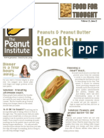 Healthy Snacking: Peanuts & Peanut Butter