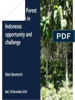 Community Forest Certification in Indonesia: Opportunity and Challenge
