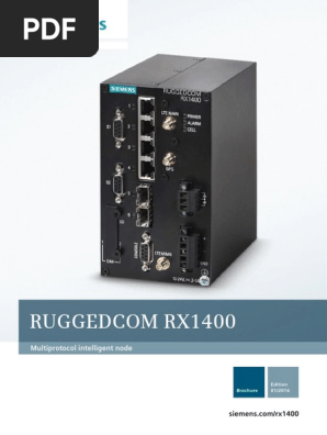 Sie Rx1400 Bro En Computer Network Operating System