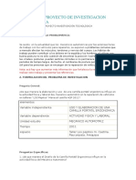 Modelo de Proyecto de Investigacion Tecnologica