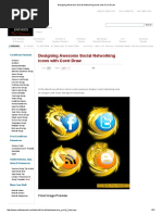 Designing Awesome Social Networking Icons With Corel Draw