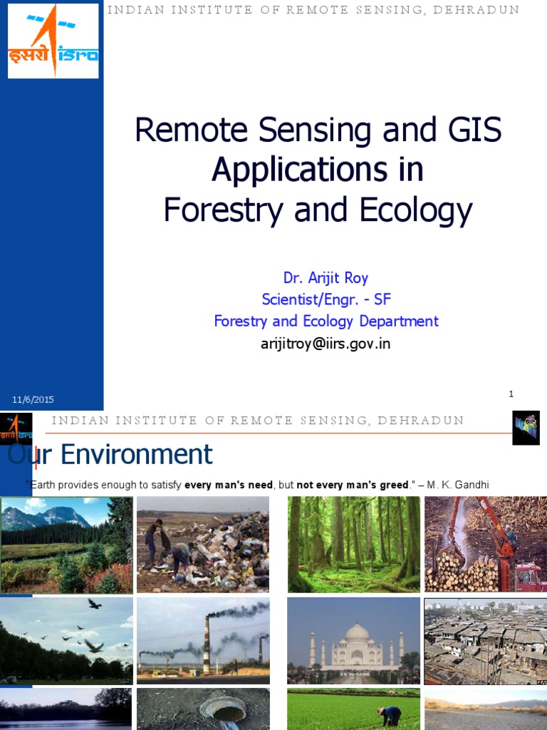 Remote Sensing in Forestry and Ecology | PDF | Forests | Ecosystem