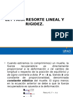 Tema 4 - Ley para Resorte Lineal y Rigidez