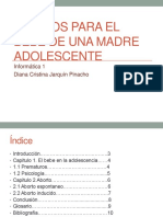 Riesgos Para El Bebe de Una Madre Adolescente