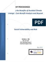 Global Warming Impacts - Social Vulnerability and Risk