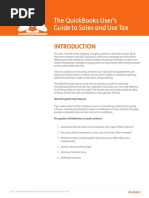 The Quickbooks User'S Guide To Sales and Use Tax: How This Guide May Help You