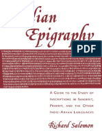 Indian Epigraphy_A Guide to the Study of Inscriptions in Sanskrit Prakrit and Other Indo-Aryan Languages_Salomon