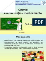 Curs 12 - Chimia Vietii - Medicamente