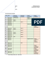 DS Laboratory Schedule