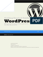 WordPress Getting Started Guide