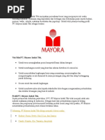 Download Profil Sejarah Mayora Indah Tbk  by Niswah Fadhillah Warda SN331517552 doc pdf