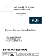 Petrotektonik Komplek Ofiolit Buton Dengan Analisis Petrografi