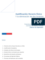 Justificación del Horario Único en Chile