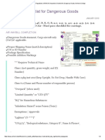 DOT and IATA Regulations - IATA - ICAO Inspection Checklist For Dangerous Goods - Amherst College