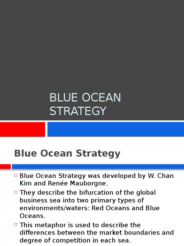 Blue Ocean Strategy - 1 | PDF | Strategic Management | Economies