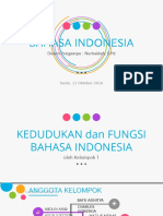 Kedudukan Dan Fungsi Bahasa Indonesia Sebagai Bahasa Negara Dan Bahasa Nasional