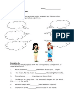 Comparatives and Superlative Adjectives and Adverbs Handout