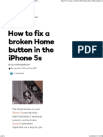How To Fix A Broken Home Button in The Iphone 5s - IMore