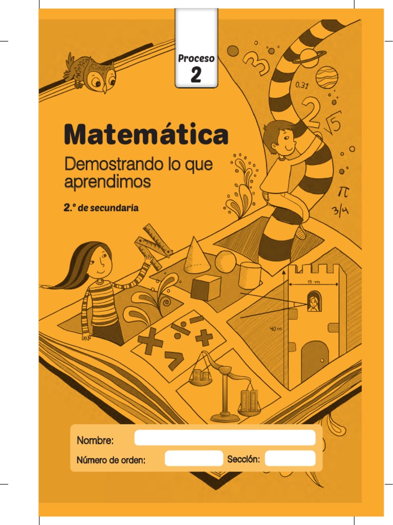Cuadernillo de Matemáticas 2° Secundaria | PDF | Pendiente | Perú
