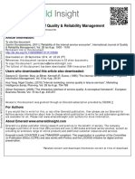 International Journal of Quality & Reliability Management: Article Information